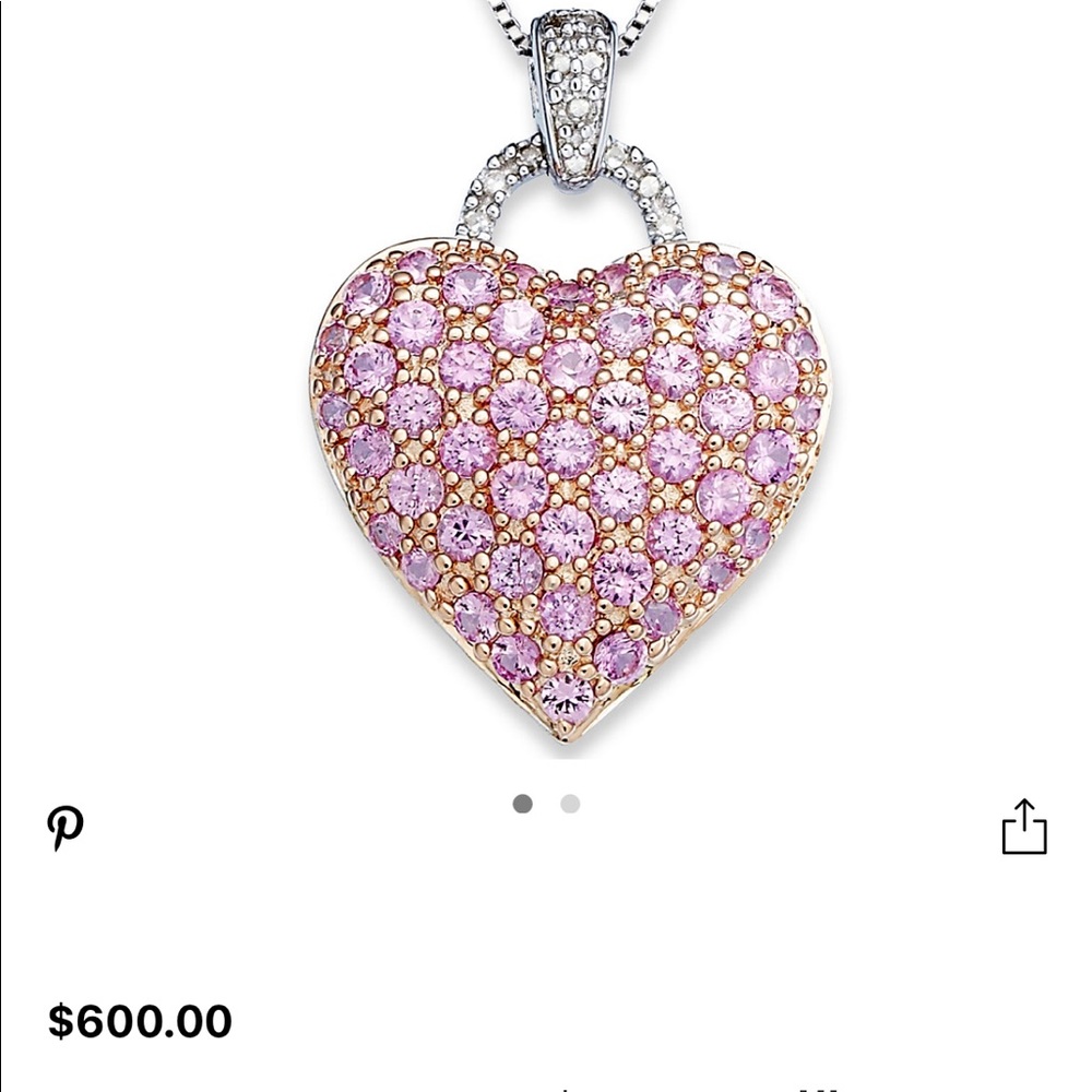 Macy’s Sapphire and Diamond necklace